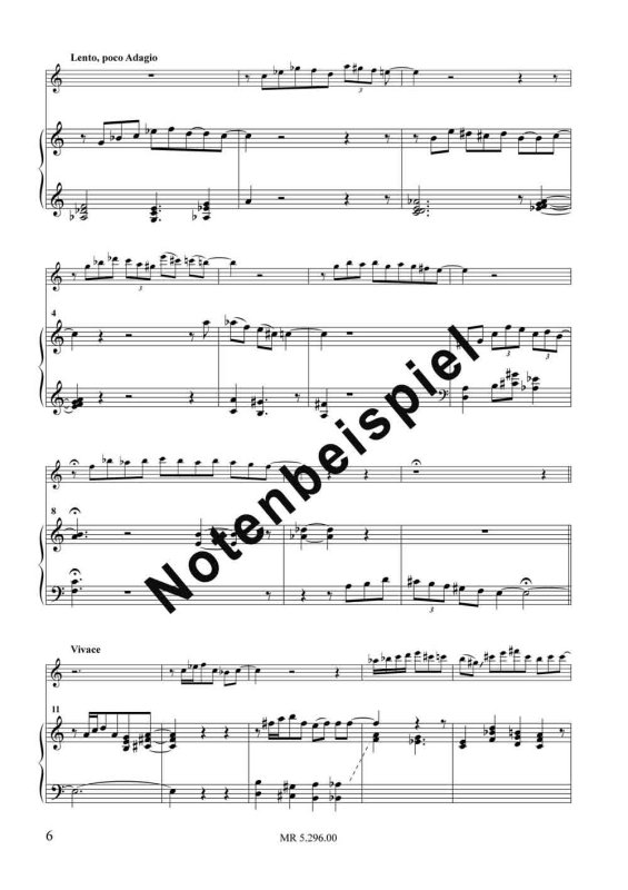 Notenbeispiel Ostermusik